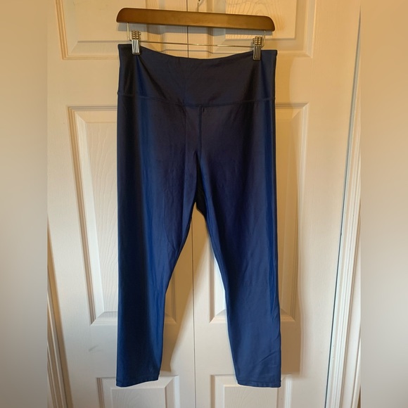 Zyia Active Light n Tight Hi-Rise 7/8 24" Leggings Blue Metallic - Picture 5 of 9